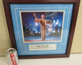 Ric Flair Autographed Photo w/Certificate on Back