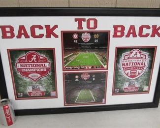 Alabama Crimson Tide Picture - Back To Back Champions