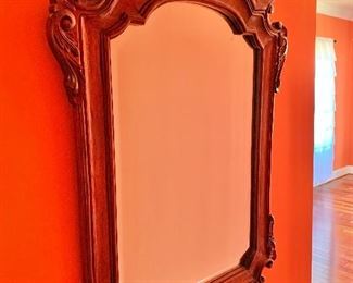 $295 - Beveled wall mirror #2; 47" H x 32" W