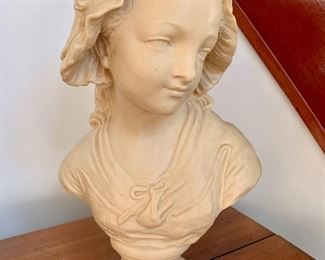 $30 - Replica bust made from composite or resin; 18" H x 10.5" W 