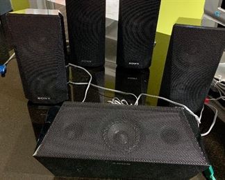 $110 - Sony SS WSB123 subwoofer and 4 speakers