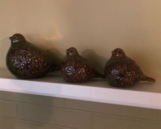 Ceramic Quails 