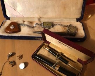 Vintage Jewelry, Pins, Vintage Fountain Pen Set