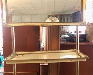 Sears Vintage Tension Rod Bathroom Storage Shelf 