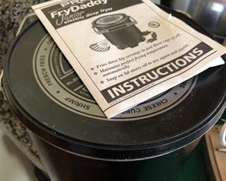 Fry Daddy Electric Deep Fryer 