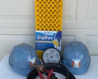 HALF OFF! $5.00 NOW, WAS $10.00....................Grip Trax, Jumper Cable and more (S018)