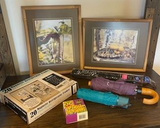 HALF OFF! $3.00 NOW, WAS $6.00.....................Floral Pictures, Umbrellas and more (S188)