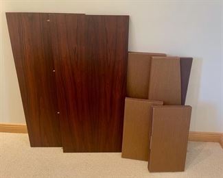 Table 64" x 42", 28 1/2" tall, includes 2 20" Leaves, Pads for all and 6 Chairs (S114)