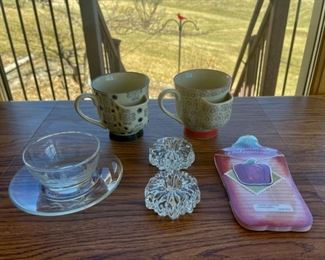 HALF OFF! $7.00 NOW, WAS $14.00..................Unique Tea Cups and more (S103)