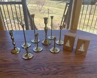 $16.00.....................Candles and Brass Candlesticks (S098)