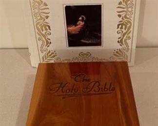 $12.00...............2 Bibles and Bible Box (S287)
