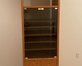 CLEARANCE ! $10.00 NOW, WAS $50.00...............Stereo Cabinet 24" wide, 19" deep, 68" tall (S285)