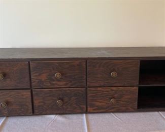$20.00.................Multi Drawer Cabinet 36" x 10", 10 1/2" tall (S263)