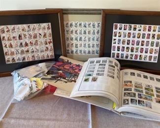$30.00.................Framed Stamps, Loose Stamps and Stamp Book (S256)