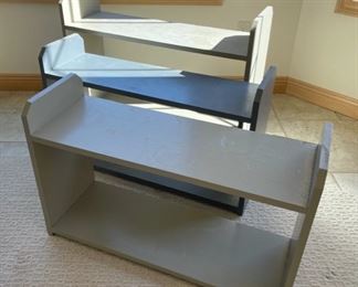 HALF OFF! $5.00 NOW, WAS $10.00...........................3 Shelving Units (S206)