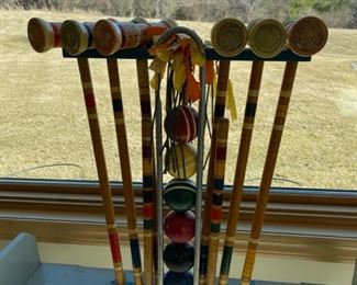 $25.00.....................Vintage Croquet Set (S204)