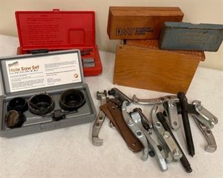 $16.00.................Hole Saw set, Wheel Puller and Accessories and more (S386)