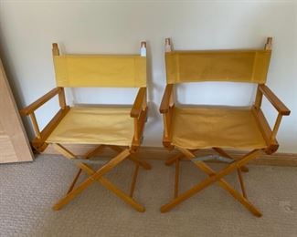 CLEARANCE ! $6.00 NOW, WAS $24.00.................Pair of Director Chairs (S324)