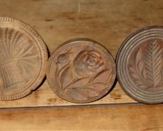 Early wooden butter stamps
