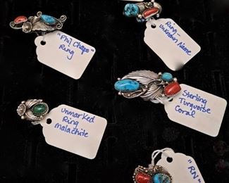Native American Jewelry - ALL JEWELRY IS KEPT OFF SITE UNTIL DAY OF SALE!