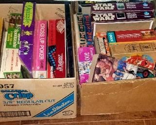 Dvd's, Cd's, Board Games, Puzzles, Colored Glassware (Mostly Mason's)