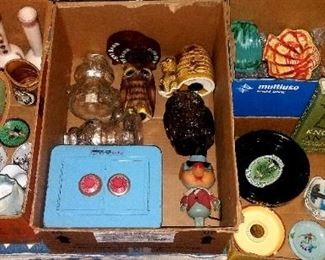 Banks, Ashtrays, Misc Pottery