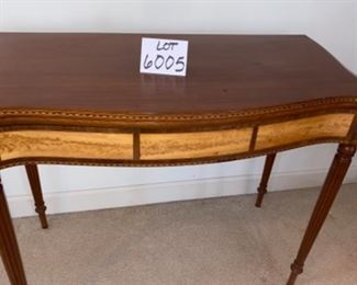 Lot 6005. $225.00. Drop Leaf Table, Perfect for Games, 36"w x 18.5" closed; 37" open, 28" tall, Terrific size that compacts when down.