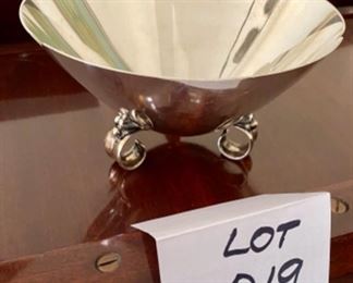 Lot 6019. $1,200.00. Tiffany & Co. Vintage Sterling Silver Large Modernist Scroll-footed Bowl, 1950's. Stunning. After hours of searching, I found one exact bowl like this and they were asking $1,795.00!