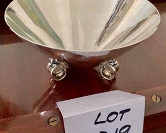 Lot 6019. $1,200.00. Tiffany & Co. Vintage Sterling Silver Large Modernist Scroll-footed Bowl, 1950's. Stunning. After hours of searching, I found one exact bowl like this and they were asking $1,795.00!