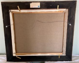 Lot 6022. $1,200.00. John Phillip Osborne "Coast of Maine". Original Oil Painting This is a larger piece: 36x30 framed. Hand-Carved 22k Gold Leaf Frame, and a stunning seascape by this Listed Artist.