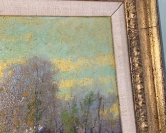 Lot 6023. $1,075.00. John Terelak, "After the Rain" 16x20" Oil on Canvas, Hand-Signed. Beautiful - look at the cool technique he uses if you zoom in on this.