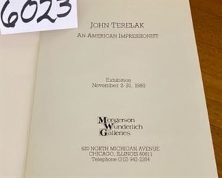 Lot 6023. $1,075.00. John Terelak, "After the Rain" 16x20" Oil on Canvas, Hand-Signed. Beautiful - look at the cool technique he uses if you zoom in on this.
