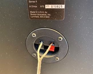 Lot 6025. $175.00 ( 0ver $360.00 if bought individually) 4 Tier Stereo Component Cabinet with Glass Doors ($110.00), 1988 Yamaha KX-W302U Double Cassette Deck (eBay 79.95 Sold Price) 1990 Yamaha RX-530 Natural Sound Stereo Receiver ($72.00 eBay Sold Price), Sony 5-Disc Player CDP-C545 ($75.00 eBay Sold Price), Pair of Boston A70 Speakers with Stands. ($30.00 eBay Sold Price)