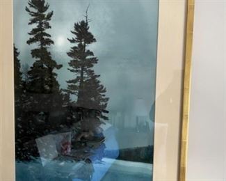 Lot 6029. $3,000.00. Original Watercolor by Allen Blagden entitled "Winter Moon" 30x 37.5"t. with an i.d. tag on back. The owner paid $6,000 for this beauty. 29x22"