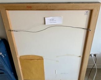 Lot 6029. $3,000.00. Original Watercolor by Allen Blagden entitled "Winter Moon" 30x 37.5"t. with an i.d. tag on back. The owner paid $6,000 for this beauty. 29x22"