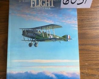 Lot 6031. $175.00. Paul Havalin's "Flying Machines" Original Watercolor 19x16 plus photo book, "Flight".