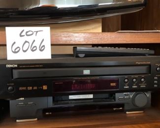 Lot 6066. $70.00 Denon Model DVM-1815, Mfr. 10/04 DVD Video Auto Changer; 5 DVDs