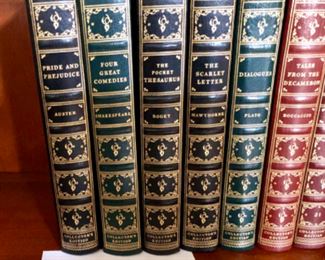 Lot 6084. $200.00. 12 Volume Collector's Edition of Leather Bound Books with classic titles as shown in the next few Photos - c. 1950's by Pocketbook, Inc. In addition to looking sharp on a shelf, this set provides some very good reading material.
