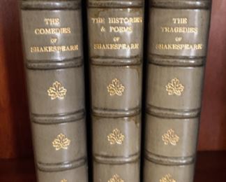 Lot 6085. $45.00. Oxford University Press - Works of William Shakespeare; 3 volumes: Comedies, Tragedies and History, Last Copyright 1948