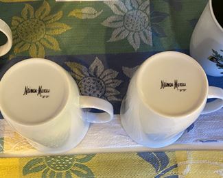 Lot 6128. $20.00. Four Neiman Marcus Fitz & Floyd "Wild Birds" 12 oz mugs.