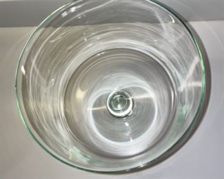 Lot 6131. $25.00. Trifle Bowl with 10 vintage Pyrex scalloped edge "Prep bowls". Love these little prep bowls - you'll be cooking just like you are on TV!