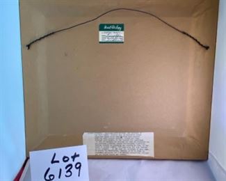 Lot 6139 $375.00. Original Oil on Board by Robert Hamblen. American Born Painter and listed artist.1978 depicting a seascape at dusk. Pretty Frame.