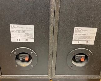 Lot 6150. $500.00. Complete Vintage Sony Component System. Sony Turn Table PS-FL1. Sony Betamax BL2710. TV Tuner VTX-1000R. TV Sound Adapter MLV100. Sony Stereo Receiver STR-VX750. Sony Stereo Cassette Deck TC-V7. Sony SS-X10A Speaker. and remote controls. (We do have the Sony Trinitron TV as well!)