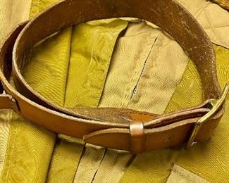 Lot 6178. $50.00. Vintage Abercrombie and Fitch Hunting Rain Coat c. 1961. plus Leather Ammo Belt Size L. Not your kids Abercrombie & Fitch ;-)