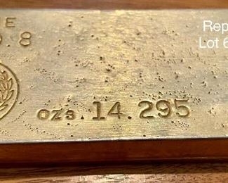 Lot 6156. $75.00. Lot of Random but cool items: 1.Univ. of Miami Heritage Society Paperweight, 2, The Great Seal of State of Montana Pewter Gelt Buckle c.1986, 3, Three little resin figurines, 4. 3 tie pins - one tiger eye, one genuine mother of pearl and one onyx or similar, 5, Tie clip by Hickock, 6.One Replica of Gold Bar (heavy), 7. Good Conduct Medal from WW2, c. 1944 in Box, 8. Pewter Belt Buckle Crest, 9. Clan Crest Murray Clan - Scotland, 10. Photo of W.C. Fields