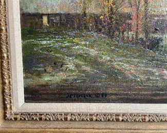 Lot 6023. $1,075.00. John Terelak, "After the Rain" 16x20" Oil on Canvas, Hand-Signed. Magnificent - look at the cool technique he uses if you zoom in on this.