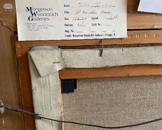 Lot 6023. $1,075.00. John Terelak, "After the Rain" 16x20" Oil on Canvas, Hand-Signed. Beautiful - look at the cool technique he uses if you zoom in on this.