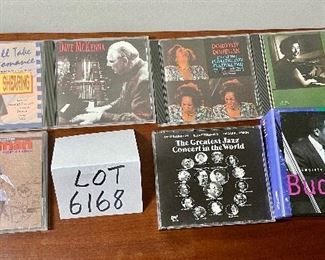 Lot 6168. $28.00. CDs: Bud Powell 4 cd Blue Note, The greatest jazz concert in the world 3 CD set, The Benny Goodman Quartet Together Again, Marian McPartland @ Storyville @ The Hickory House, Dorothy Donegan - Floating Jazz, Dave McKenna Easy Street, George Shearling- I'll take Romance