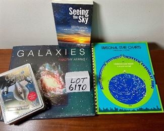 Lot 6170 $35.00. A century of flight 4 dvd set, Seeing the sky by Fred Schaaf, Galaxies by Timothy Ferris, Seasonal Star Chart