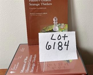 Lot 6184 $30.00 Masters of War: History's Greatest Strategic Thinkers and Washingtons Crossing Recorded Books (15 CDs)